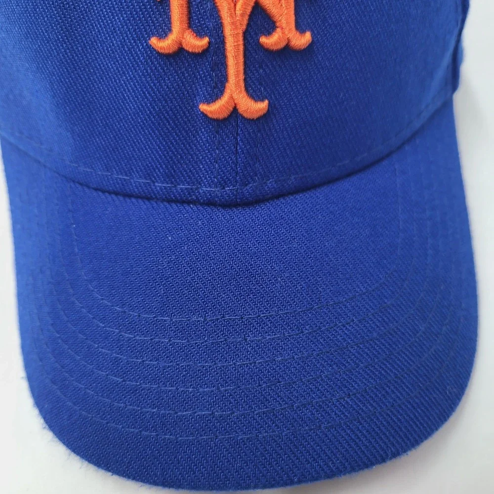 Child-Youth New York Mets Hat Fitted New Era 39Thirty Blue Orange MLB Baseball